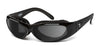 7eye Chubasco Sunglasses | Size 61 / Glossy Black / Polarized Gray (11%)