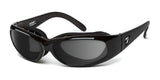 7eye Chubasco Sunglasses Glossy Black / DARKshift Photochromic - Clr to DARK Gray