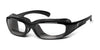 7eye Churada Bifocal Sunglasses | Size 59 / Glossy Black / Clear / +1.50