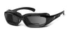 7eye Churada Bifocal Sunglasses | Size 59 / Glossy Black / Gray / +1.50