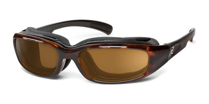 7eye Churada Sunglasses Dark Tortoise / Polarized Copper