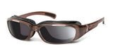 7eye Churada Sunglasses Brown Crystal / Polarized Gray