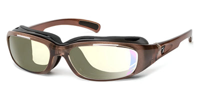 7eye CHURADA Eyeglasses Brown Crystal / BlueByrd Blue Light Blocker
