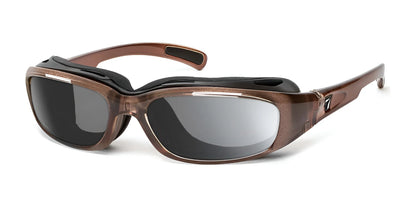 7eye Churada Sunglasses Brown Crystal / DARKshift Photochromic - Clr to DARK Gray