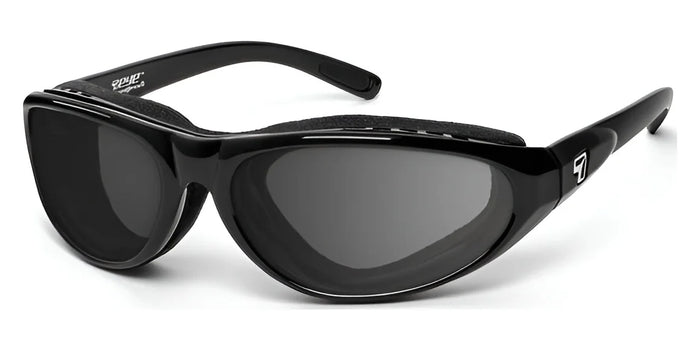 7eye CYCLONE Sunglasses | Size 65 / Glossy Black / Polarized Gray (11%)