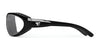 7eye Cyclone Sunglasses | Size 65 / Glossy Black / Polarized Gray (11%)