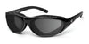 7eye Cyclone Sunglasses | Size 65 / Glossy Black / Polarized Gray (11%)