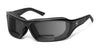 7eye Derby Bifocal Sunglasses | Size 71 / Matte Black / Gray / +1.50