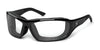 7eye Derby Sunglasses | Size 71 / Glossy Black / Clear