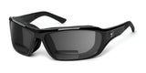 7eye Derby Bifocal Sunglasses Glossy Black / Gray / +2.50