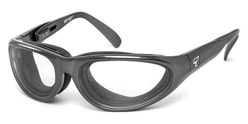 7eye DIABLO Eyeglasses / Size 65 / Charcoal / Clear