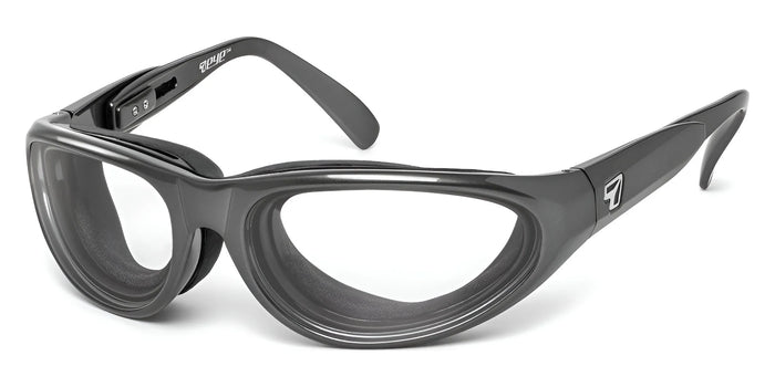 7eye DIABLO Eyeglasses | Size 65 / Charcoal / Clear