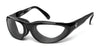 7eye Diablo Sunglasses | Size 65 / Glossy Black / Clear