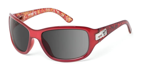 7eye Emma Sunglasses Ruby Red / Contrast Photochromic - Pale Yellow to Gray