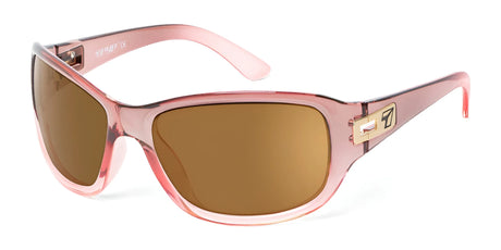 7eye Emma Sunglasses Translucent Pink / Polarized Copper