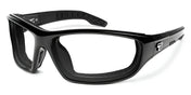 7eye HOWLING Eyeglasses / Glossy Black / Clear