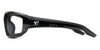 7eye HOWLING Eyeglasses / Glossy Black / Clear