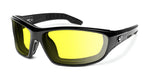 7eye Howling Sunglasses Glossy Black / Yellow