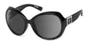 7eye Lily Sunglasses | Size 60 / Glossy Black / Polarized Gray
