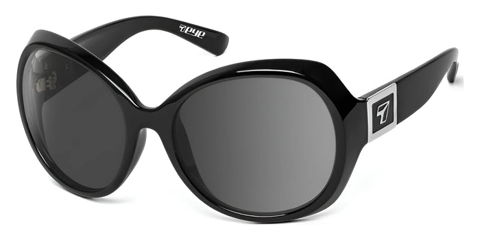 7eye LILY Sunglasses | Size 60 / Glossy Black / DARKshift Photochromic