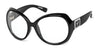 7eye Lily Sunglasses | Size 60 / Glossy Black / Clear