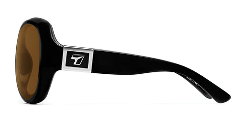 7eye Lily Sunglasses / Size 60 / Glossy Black / DARKshift Photochromic - Clr to DARK Gray