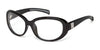 7eye Lindsay Sunglasses | Size 58 / Glossy Black / Clear