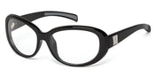 7eye LINDSAY Eyeglasses | Size 58 / Glossy Black / Clear