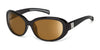 7eye Lindsay Sunglasses | Size 58 / Glossy Black / Polarized Copper