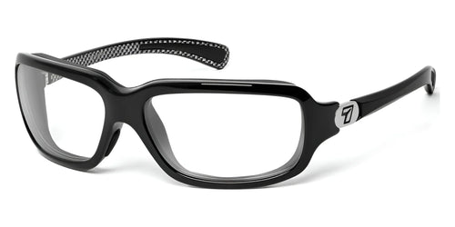 7eye MARIN Eyeglasses / Size 60 / Black Carbon / Clear