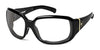 7eye Mistral Sunglasses | Size 64 / Glossy Black / Clear