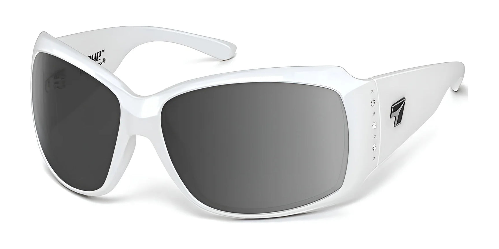 7eye Natasha Sunglasses Glacier White / Polarized Gray