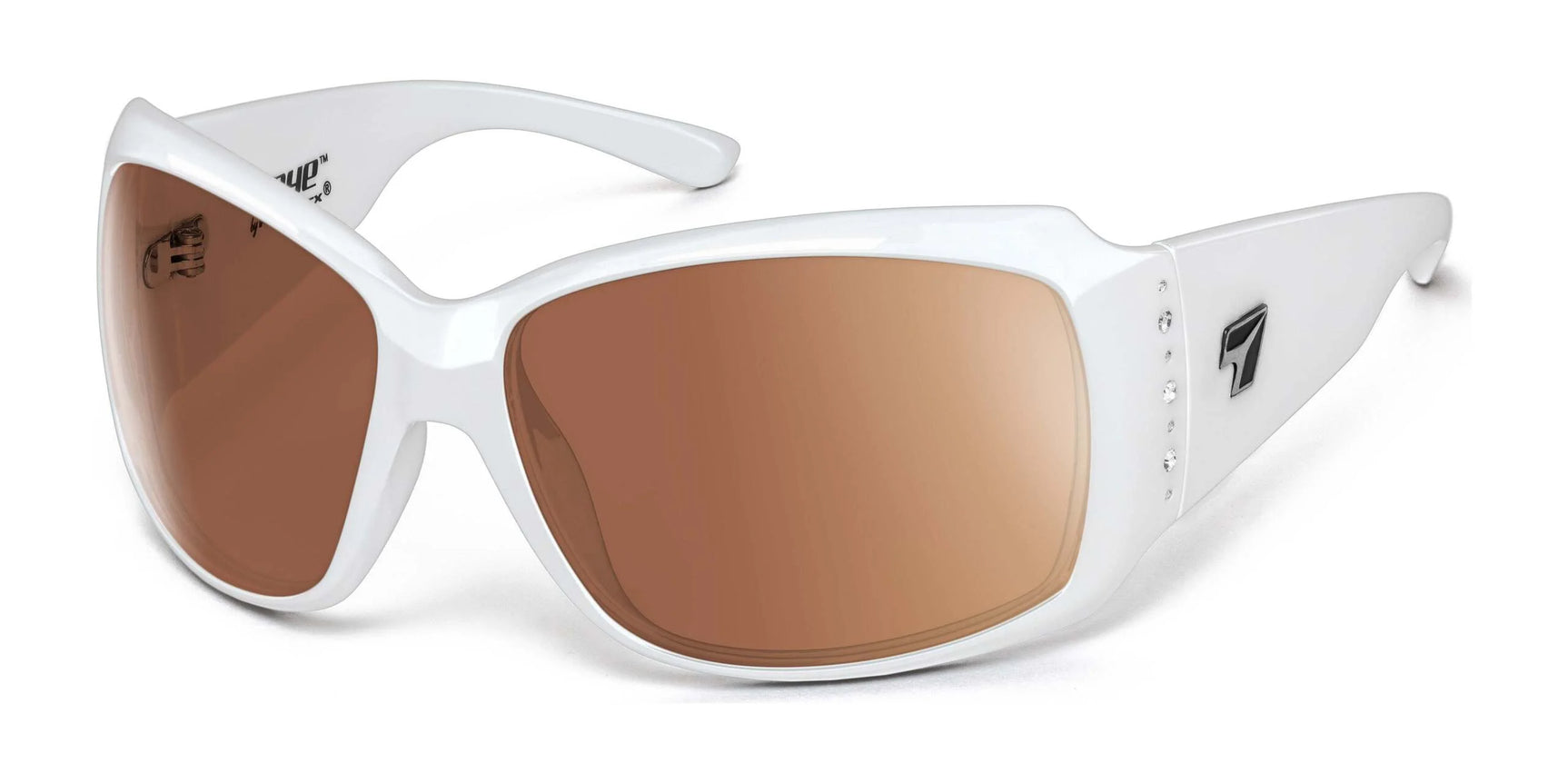 7eye Natasha Sunglasses Glacier White / Polarized Copper