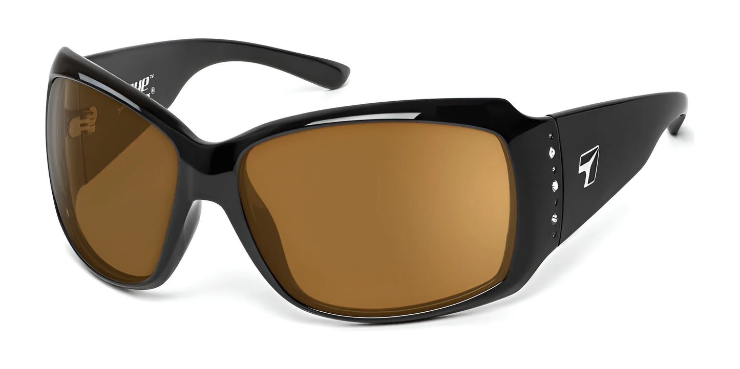 7eye Natasha Sunglasses Glossy Black / Copper