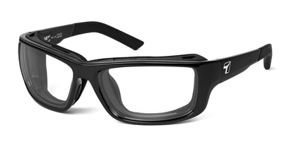7eye Notus Sunglasses Glossy Black / BlueByrd Blue Light Blocker