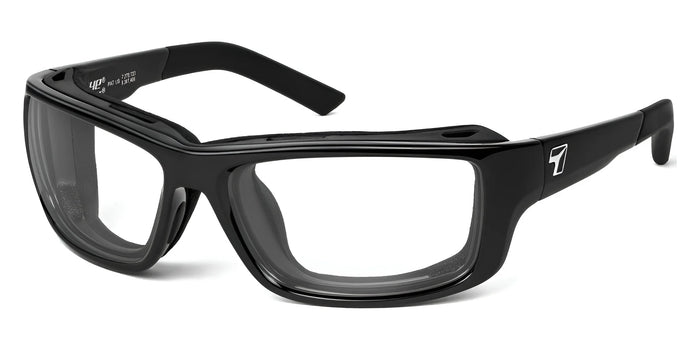 7eye NOTUS Eyeglasses | Size 68 / Glossy Black / Clear