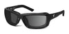 7eye Notus Sunglasses | Size 68 / Glossy Black / Gray (12%)