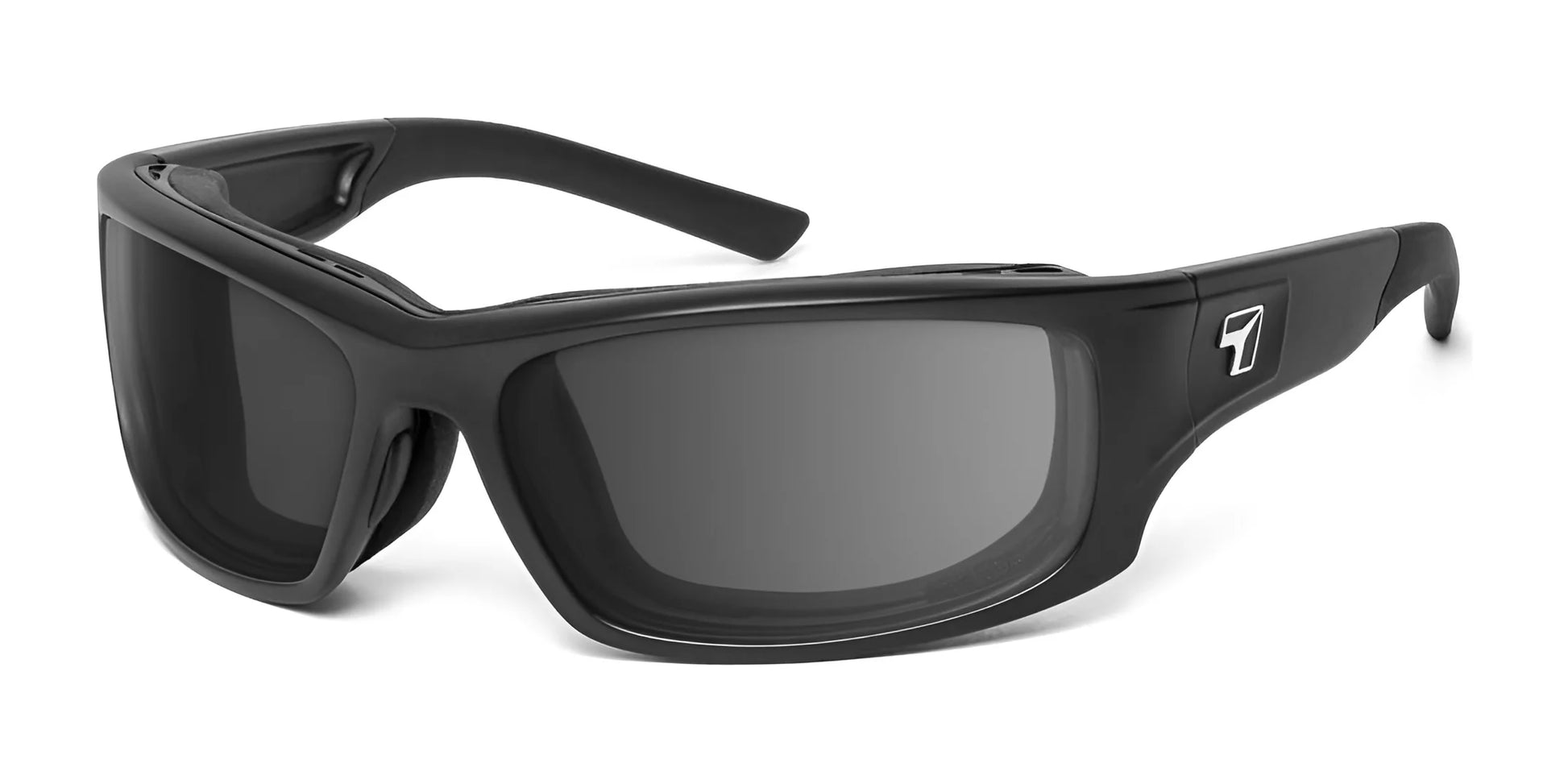 7eye Panhead Sunglasses Matte Black / DARKshift Photochromic - Clr to DARK Gray