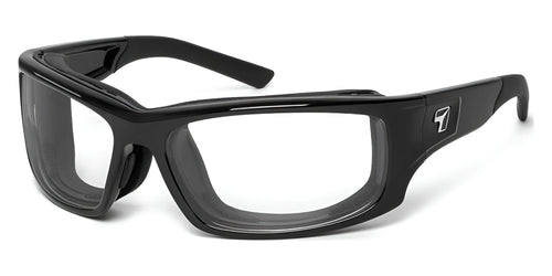 7eye PANHEAD Eyeglasses / Size 66 / Glossy Black / Clear