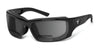 7eye Panhead Bifocal Sunglasses | Size 66 / Glossy Black / Gray / +1.50