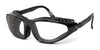7eye Raptor Sunglasses | Size 65 / Glossy Black / Clear