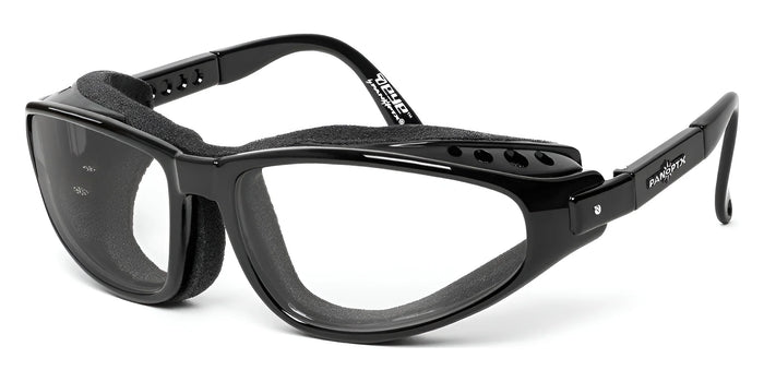 7eye RAPTOR Eyeglasses | Size 65 / Glossy Black / Clear