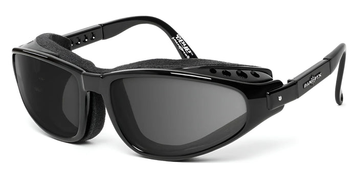 7eye RAPTOR Sunglasses | Size 65 / Glossy Black / Extra Dark Gray (5.8%) Waiver Required - Category 4