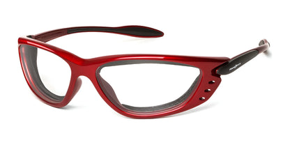 7eye Rush Sunglasses Glossy Red / Clear