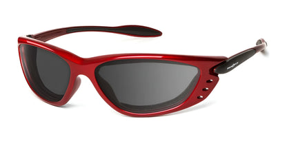 7eye Rush Sunglasses Glossy Red / Gray