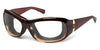 7eye SEDONA Eyeglasses | Size 62 / Ruby Fade / Clear