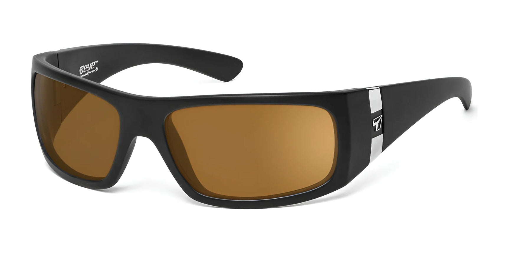 7eye Shaka Sunglasses Matte Black / Polarized Copper