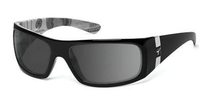 7eye Shaka Sunglasses Glossy Black with C Note / Gray