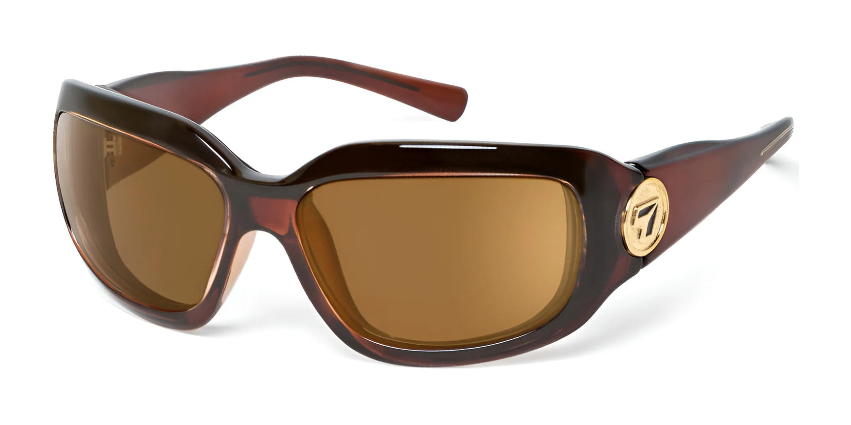 7eye Shasta Sunglasses Crystal Chocolate / Polarized Copper