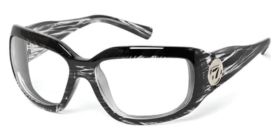 7eye SHASTA Eyeglasses Black Stripe Tortoise / Clear